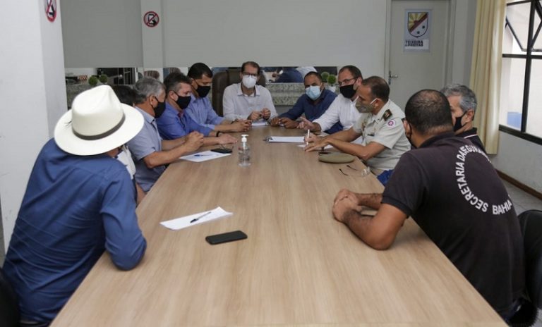 Reunião entre município, PM e comerciantes debatem a instalação câmeras de monitoramento