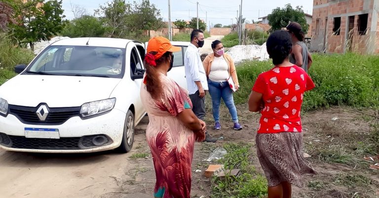 Equipe de Habitação realiza visita técnica para dar encaminhamento ao  Boletim de Cadastro de Imóvel para os moradores do Bairro Rosa Luxemburgo