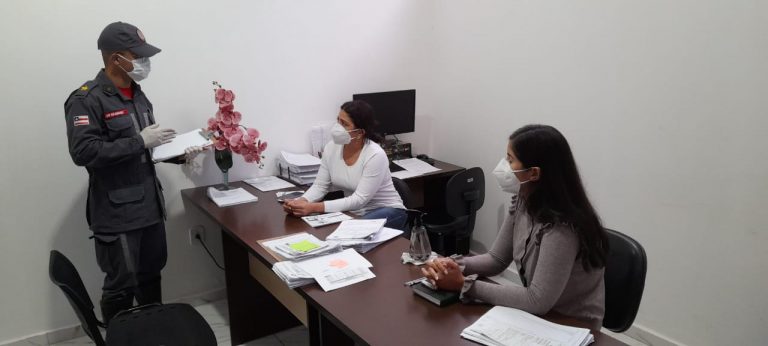 SESMT e Corpo de Bombeiros fazem visita técnica no Hospital Municipal