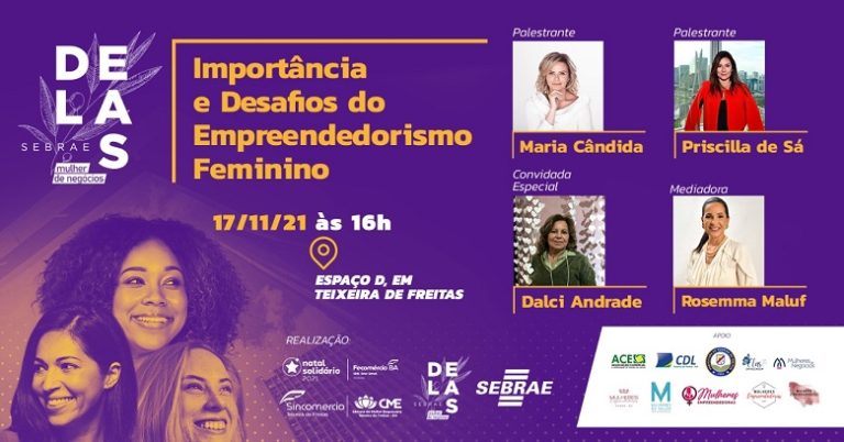 Prefeitura apoia 1ª edição do “Encontro Delas: Importância e Desafios do Empreendedorismo Feminino”