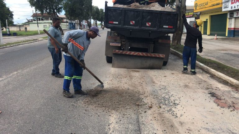 Prefeitura inicia operação emergencial de tapa-buraco
