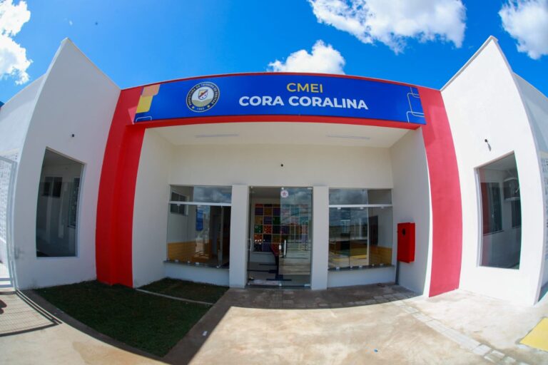 Confira o antes e depois do Centro Municipal de Educação Infantil Cora Coralina, inaugurado neste sábado (05)