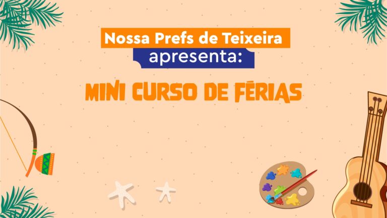 Inscrições para o Mini Curso de Férias são prorrogadas; confira novo prazo