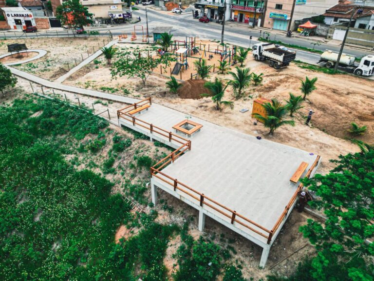 Prefeitura prossegue com construção do Parque Municipal da Biquinha