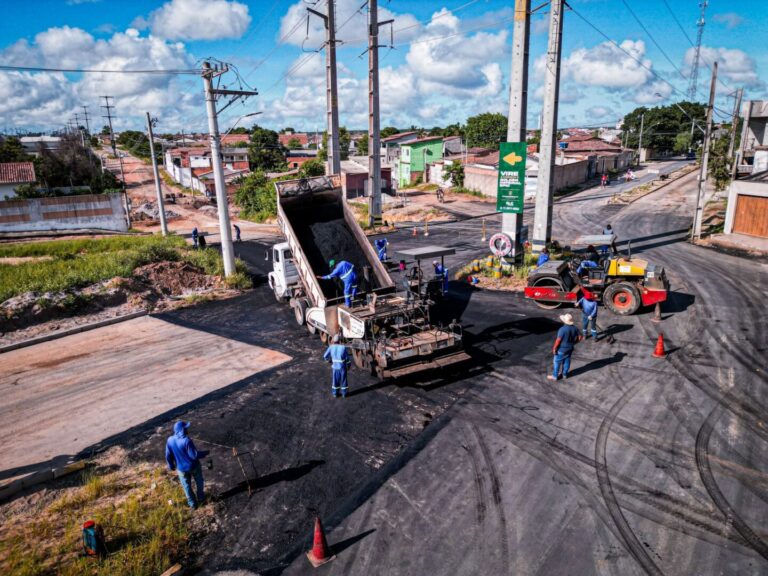 Conforto e qualidade: Prefeitura prossegue com obra na Avenida das Galáxias e ruas próximas