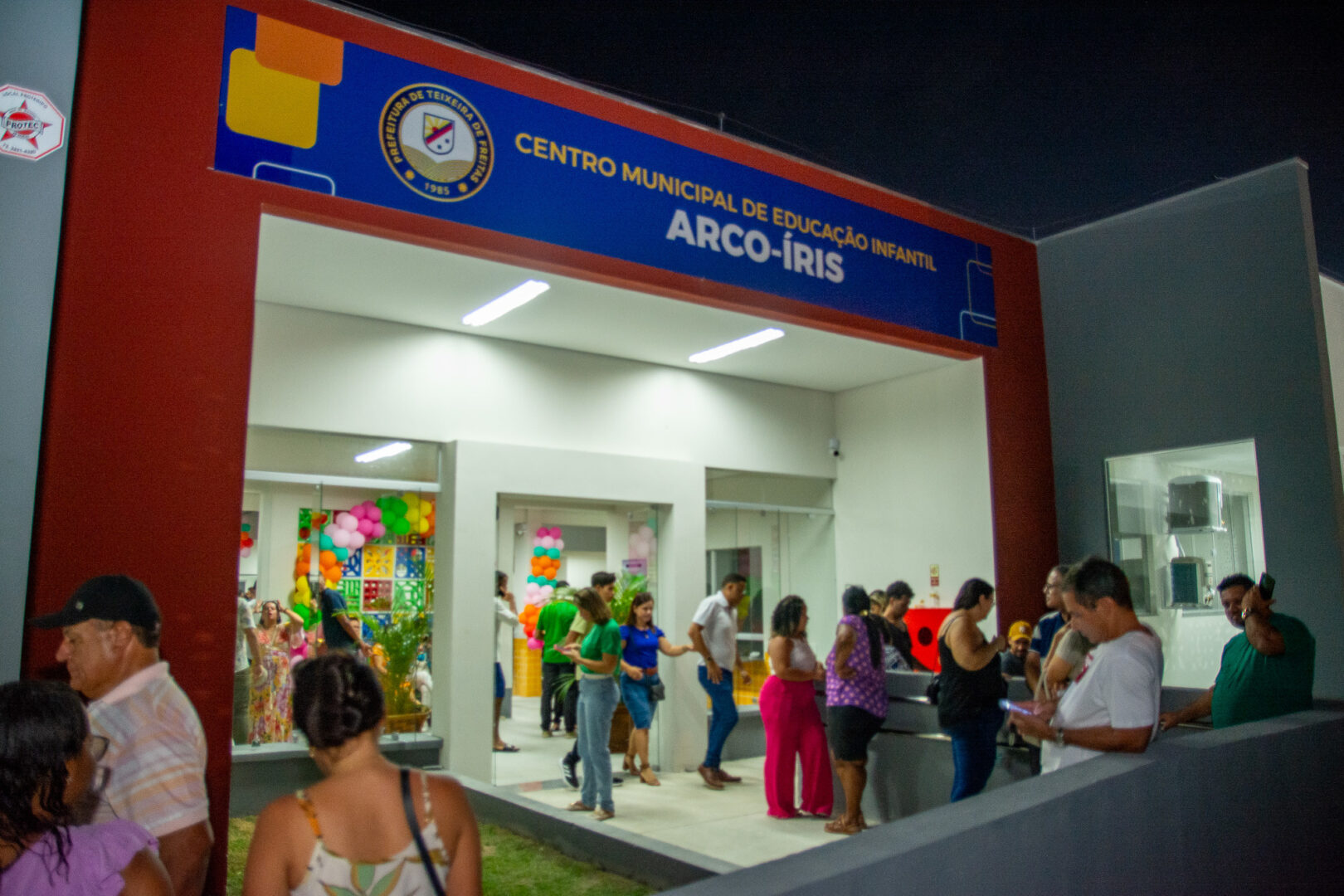 Confira como foi a inauguração do Centro Municipal de Educação Infantil Arco-Íris