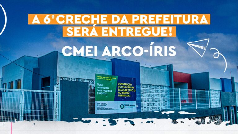 Revolucionando a educação: Prefeitura convida cidadãos para a inauguração do CMEI Arco-Íris