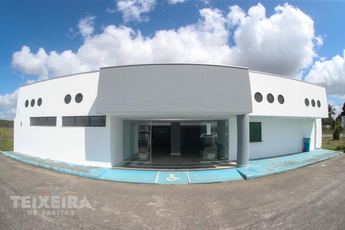 Vista geral do pavimento em transformação