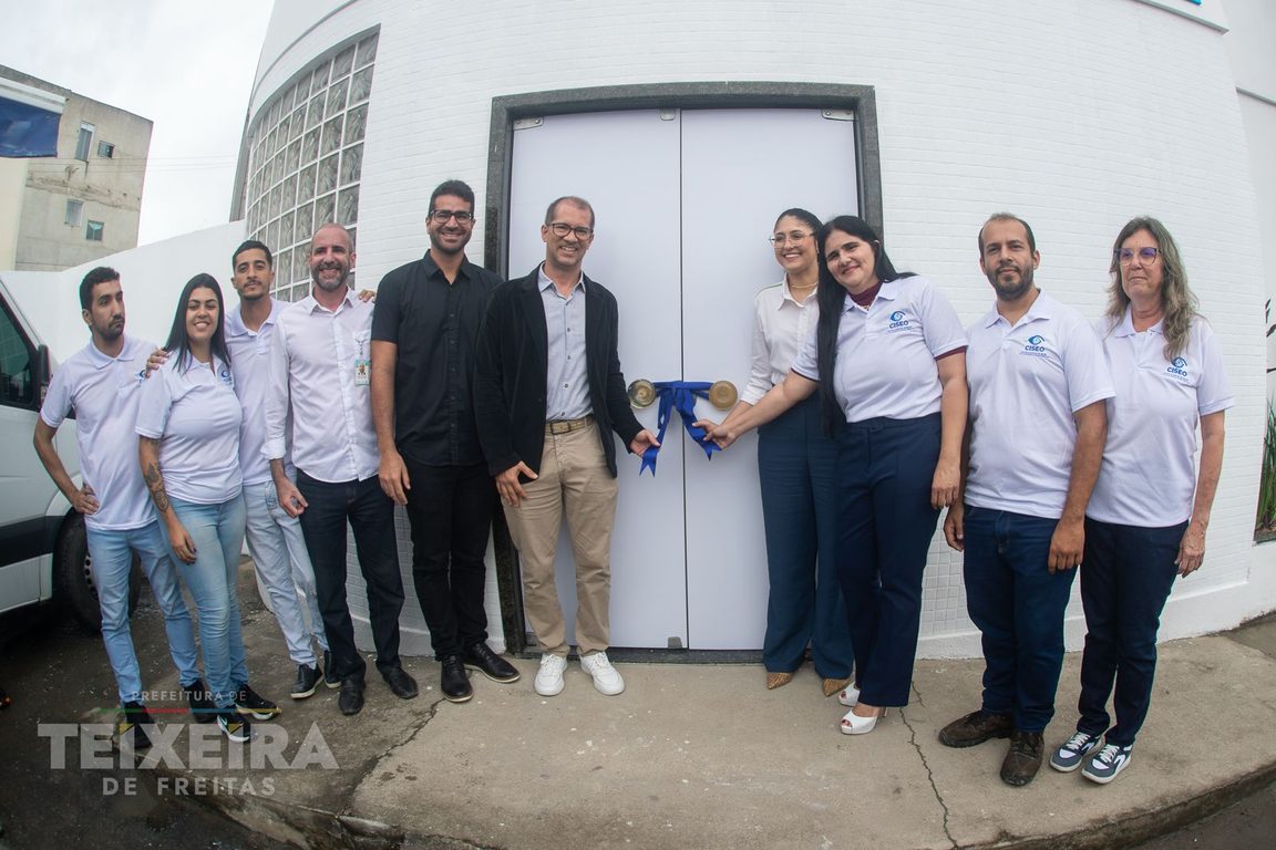 Inauguração do CISOEM em Teixeira de Freitas