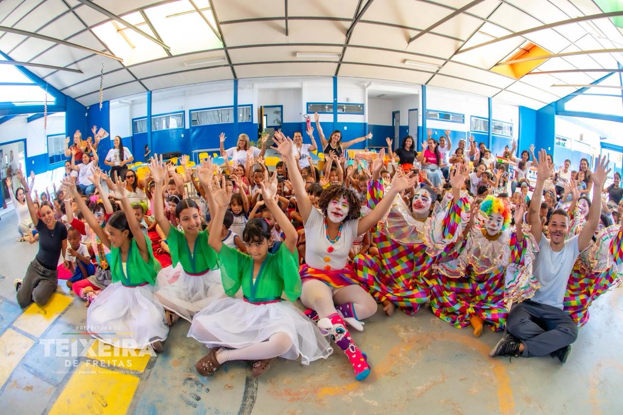 Prefeitura promove programação cultural para crianças do CMEI Isael de Freitas Correia